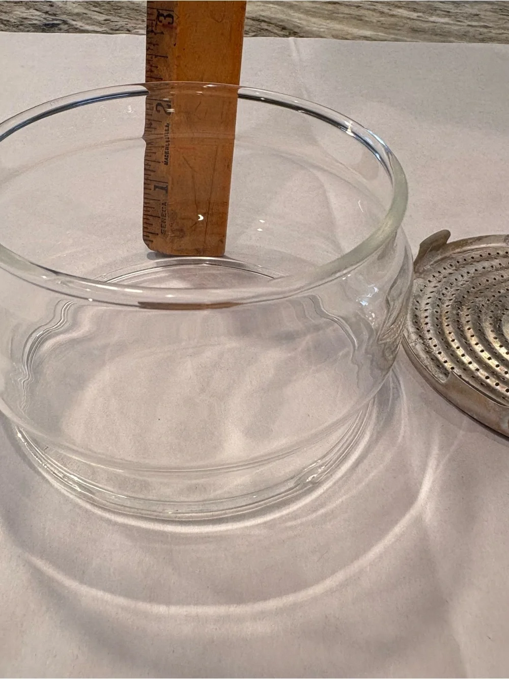 Vintage Pyrex 9-Cup Percolator Coffee Pot Replacement Glass Basket Part 7759-B